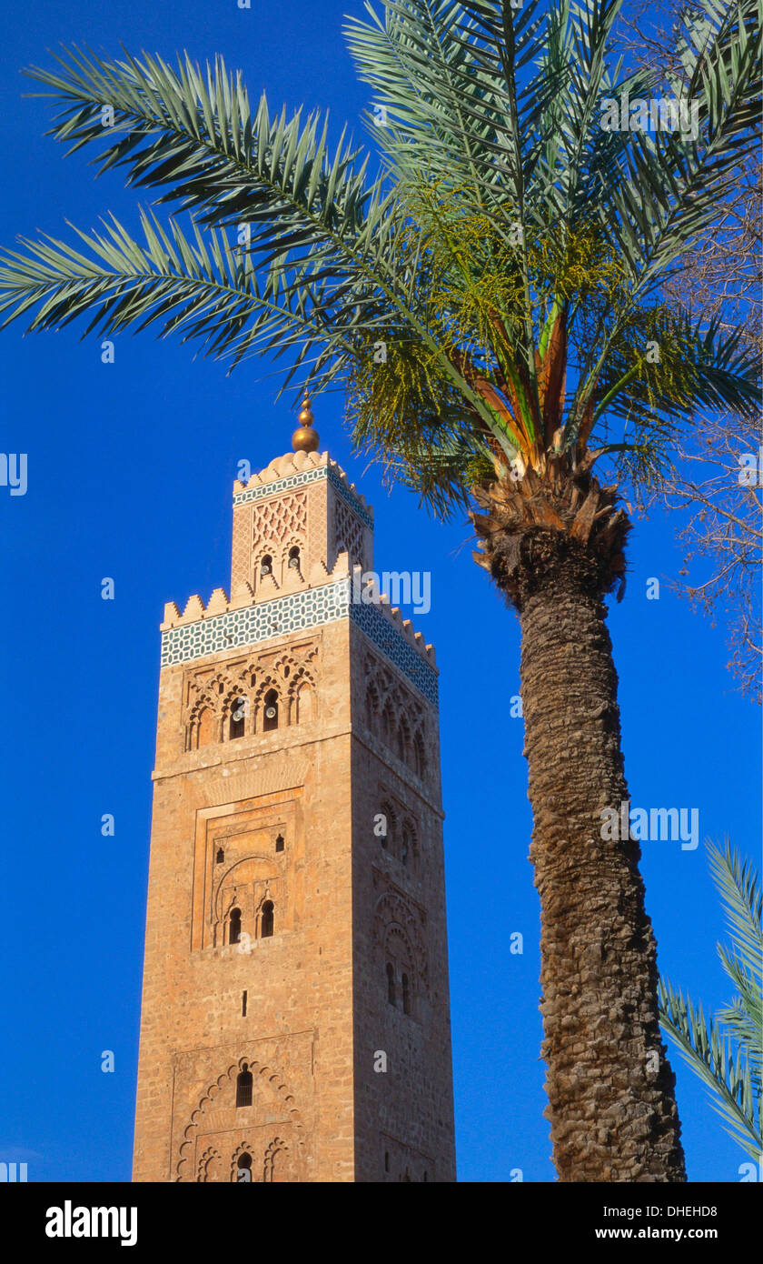 Koutoubia Mosque, Marrakesh, Morocco Stock Photo