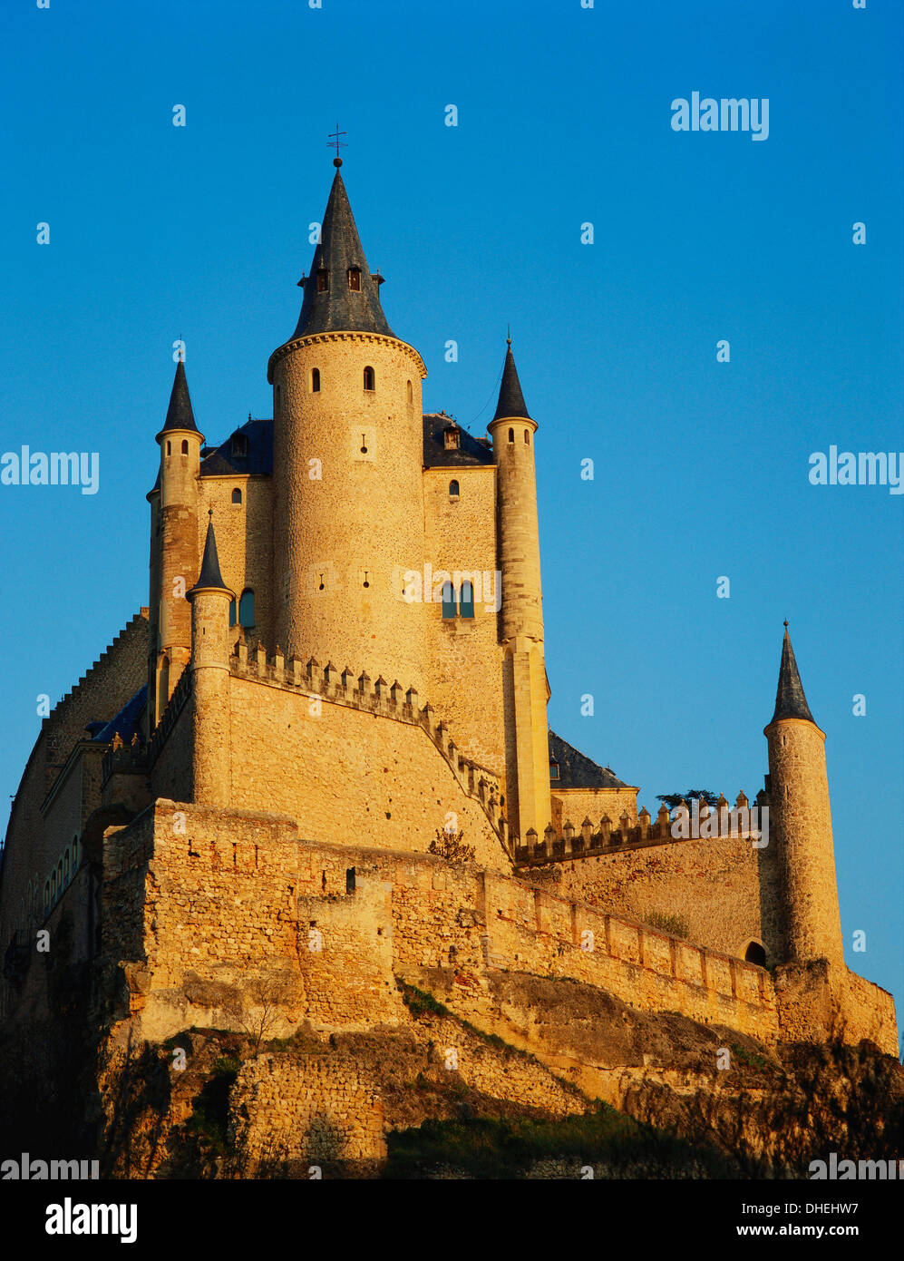 The Alcazar, Segovia, Spain Stock Photo