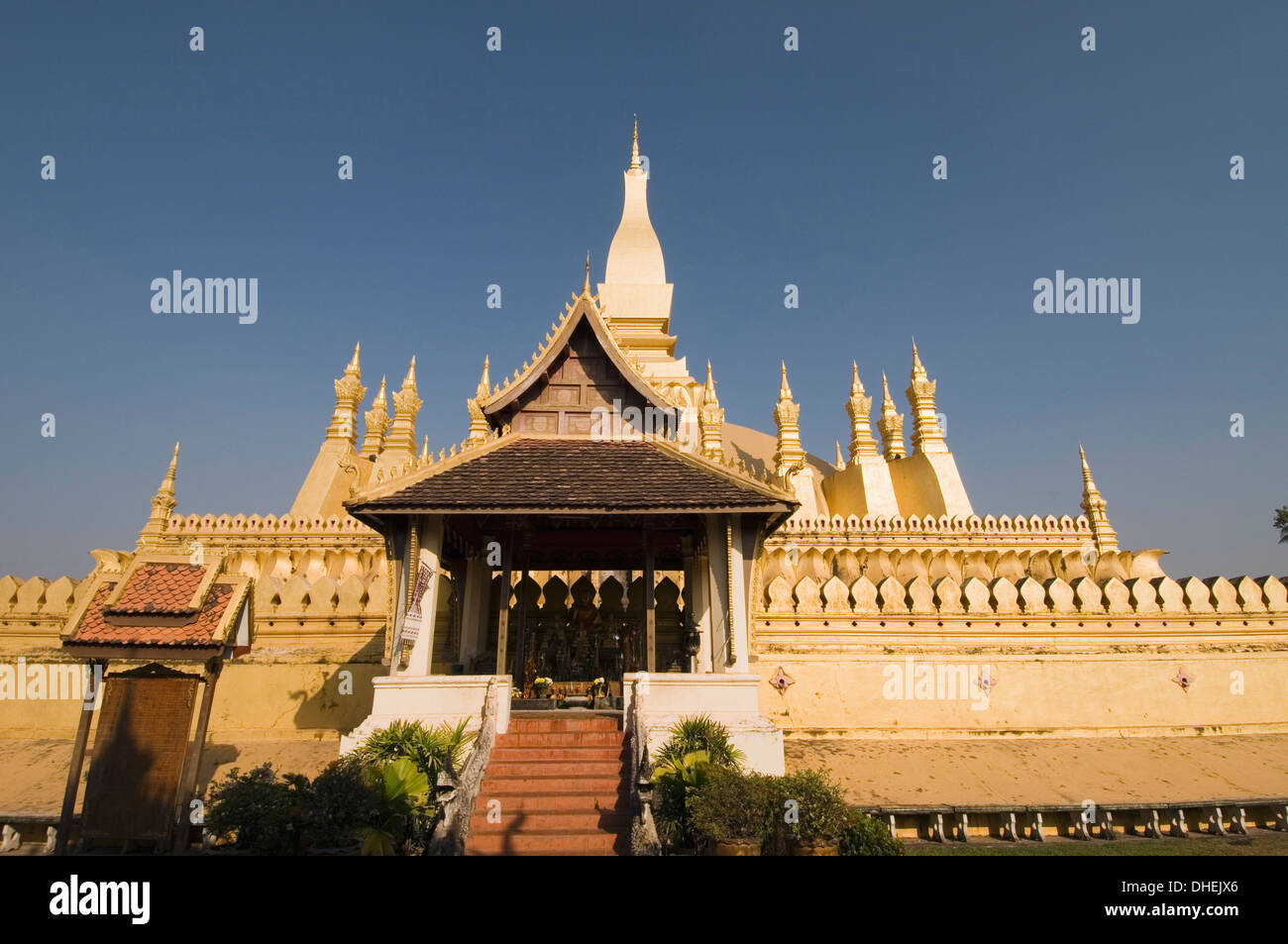 Pha Tat Luang, Vientiane, Laos Stock Photo