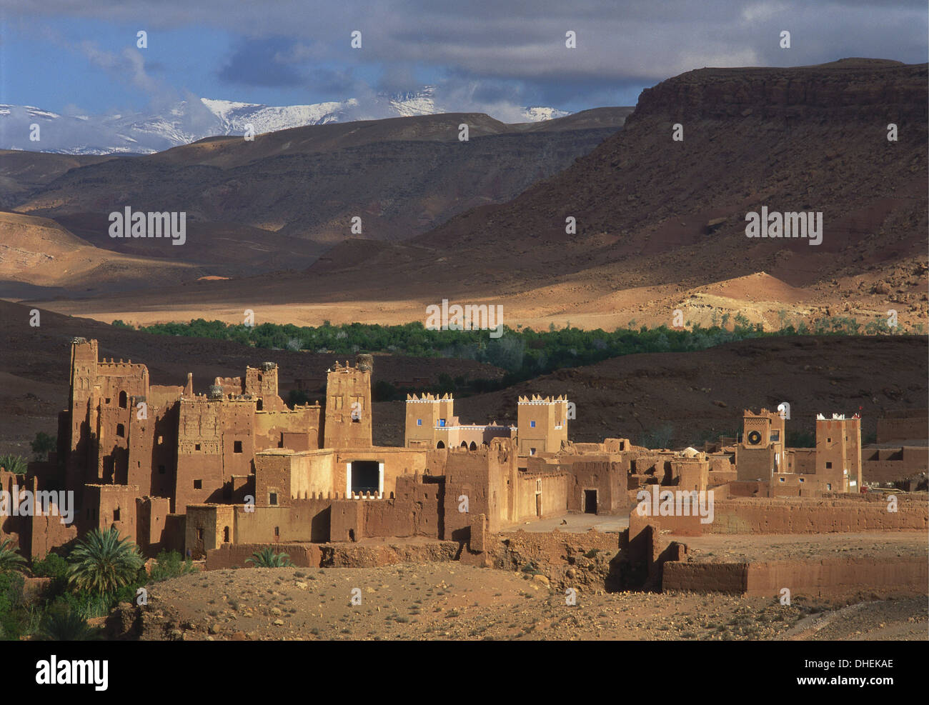 Fort of Ait Benhaddou, Ouarzazate, Morocco Stock Photo