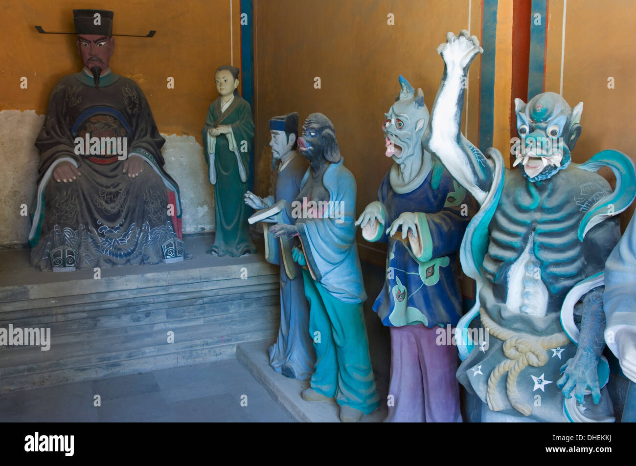 Government Ministry Department for controlling evil spirits at Taoist Donyue temple, Chaoyang district, Beijing, China, Asia Stock Photo