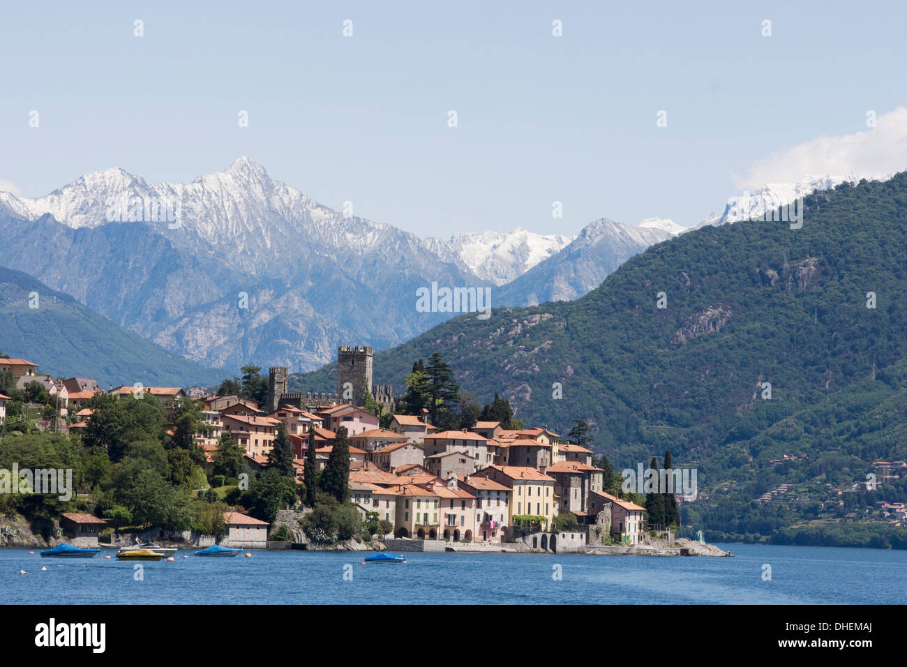 Santa Maria Rezzonico, Lake Como, Lombardy, Italy, Europe Stock Photo