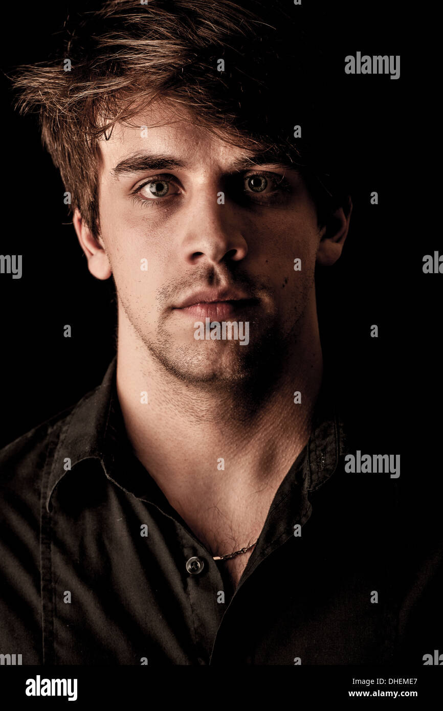 Portrait man people men portraits portrait black and white hires stock photography and images