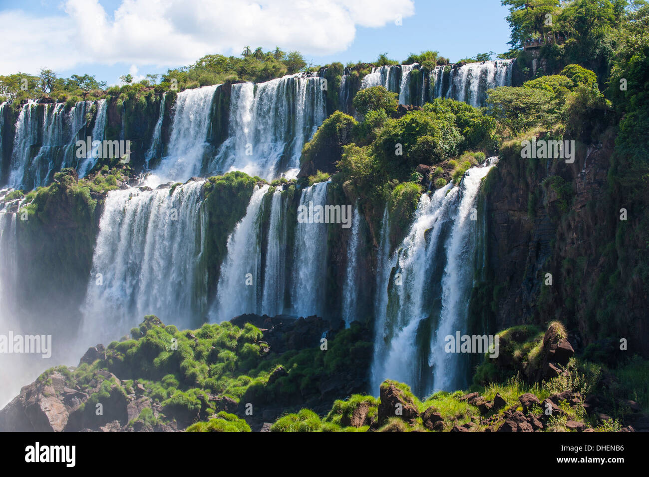Foz de Iguazu, largest waterfalls, Iguazu National Park, UNESCO World Heritage Site, Argentina Stock Photo