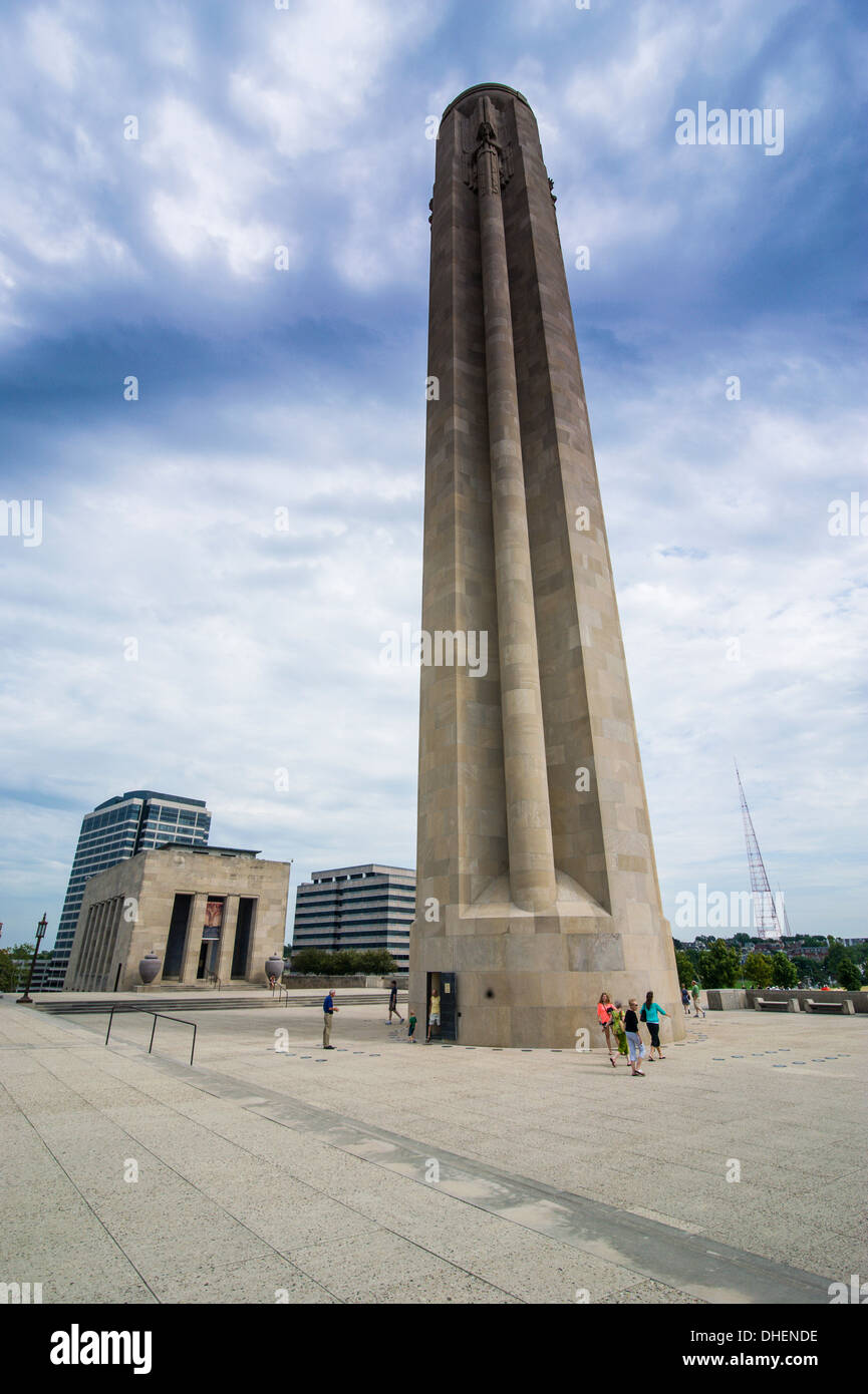Liberty Memorial in Kansas City, Missouri, United States of America, North America Stock Photo