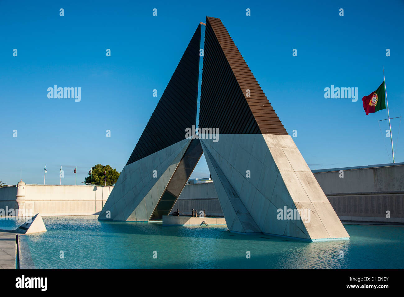 Monumento aos Combatentes do Ultramar, Belem, Lisbon, Portugal, Europe Stock Photo
