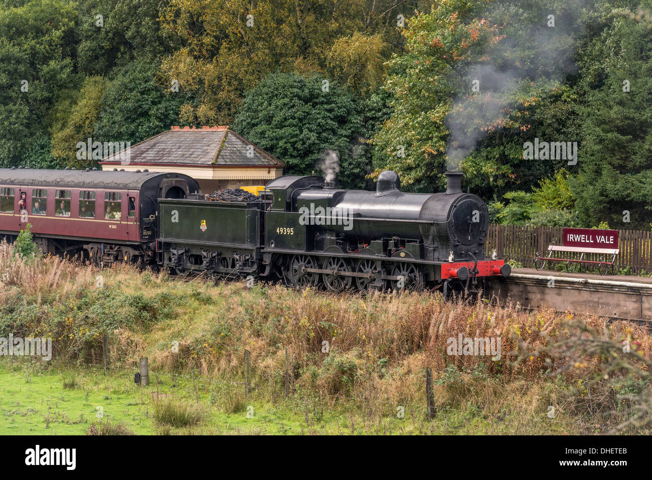 LNWR 0-8-0, class G2 [or Super D] no.49395, at Irwell Vale Halt Stock ...