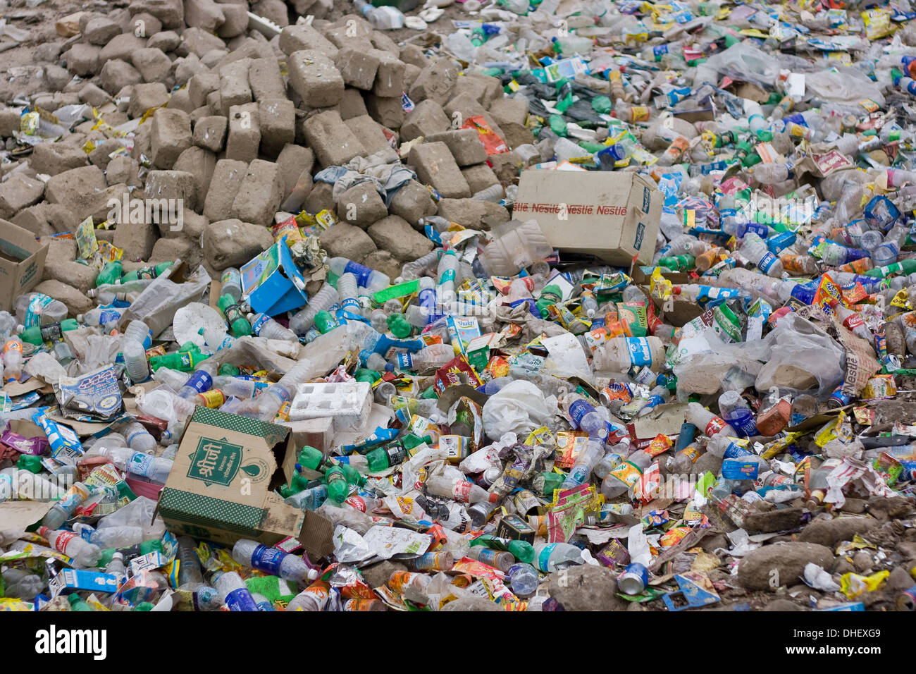 Plastic waste in India Stock Photo Alamy