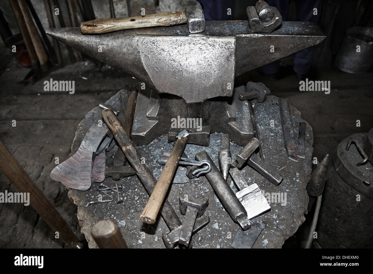 Blacksmith tools Stock Photo