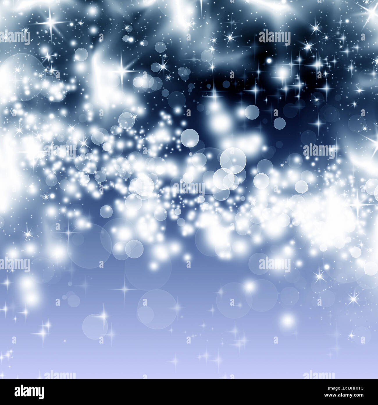 Abstract Christmas background with stars and snowflakes Stock Photo - Alamy