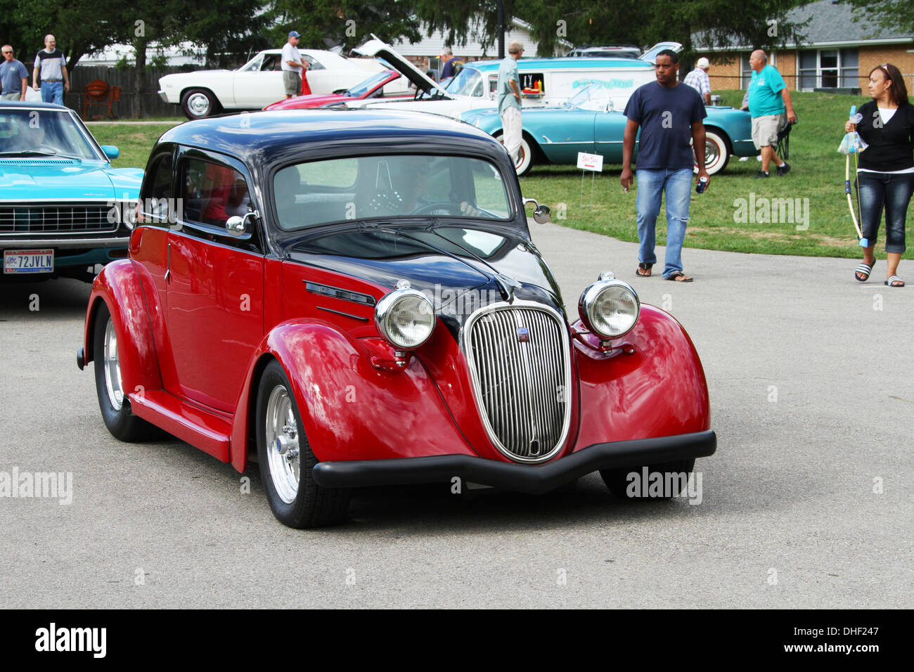 Simca Street Rod. Beavercreek Popcorn Festival Car Show. Beavercreek