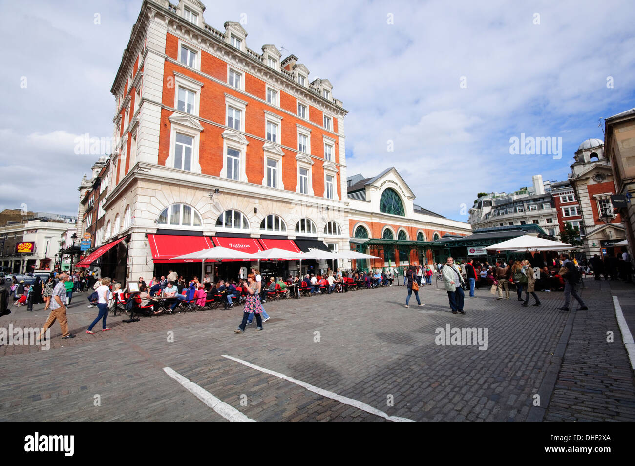 England, London, Covent Garden, Tuttons Cafe Restaurant Stock Photo Alamy