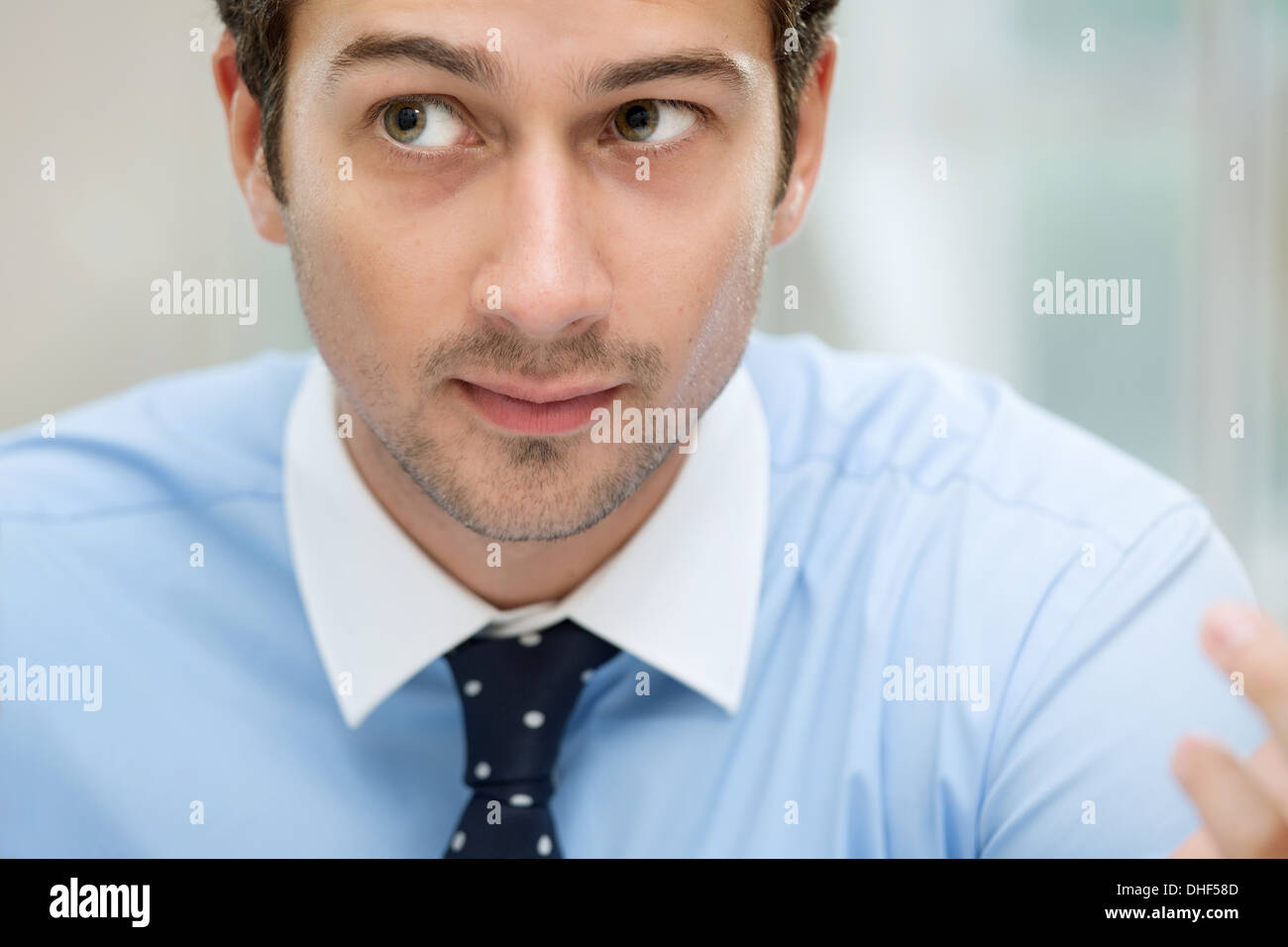 Young man looking away Stock Photo