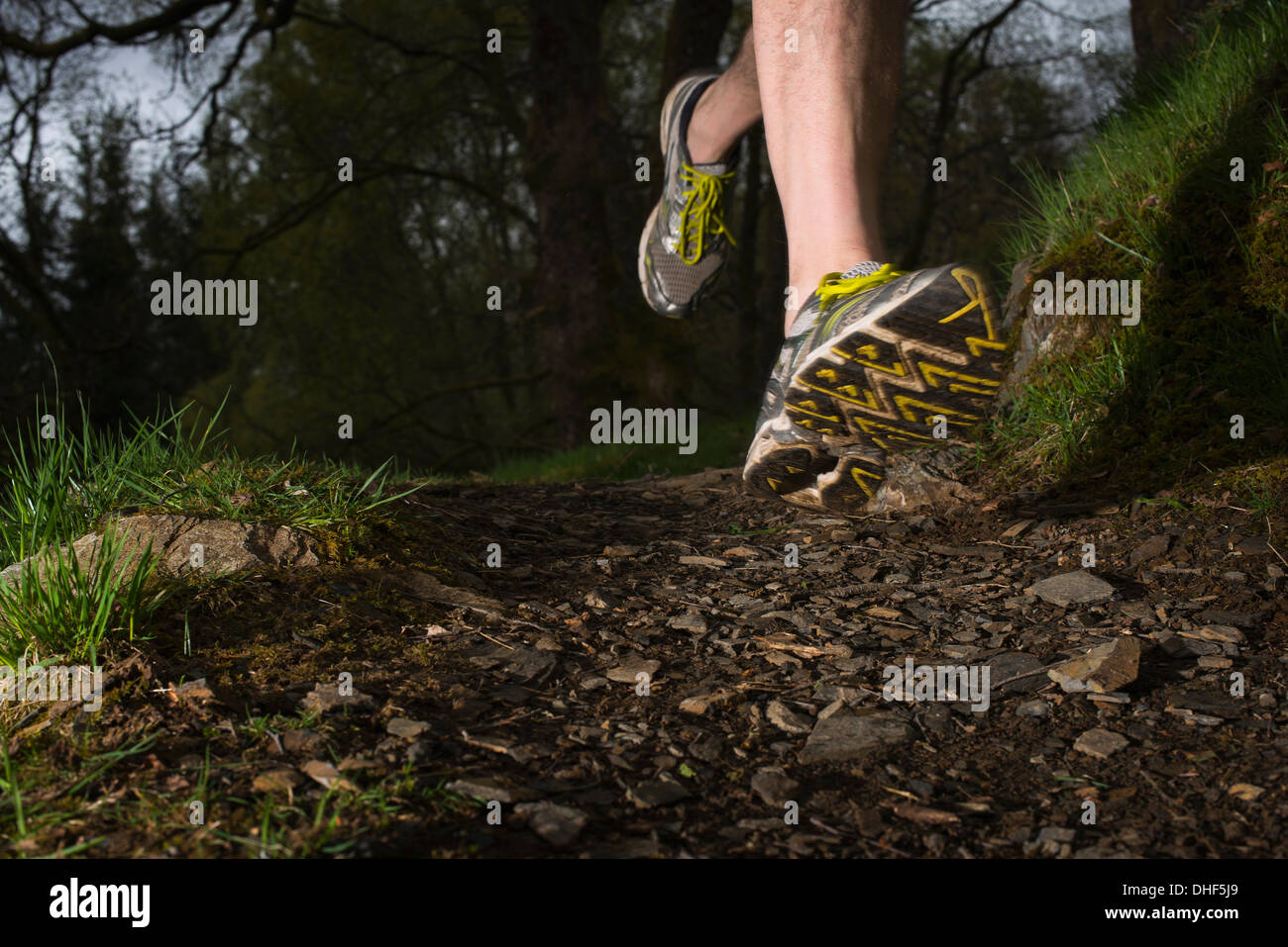 Man wearing trainers running hi-res stock photography and images - Alamy