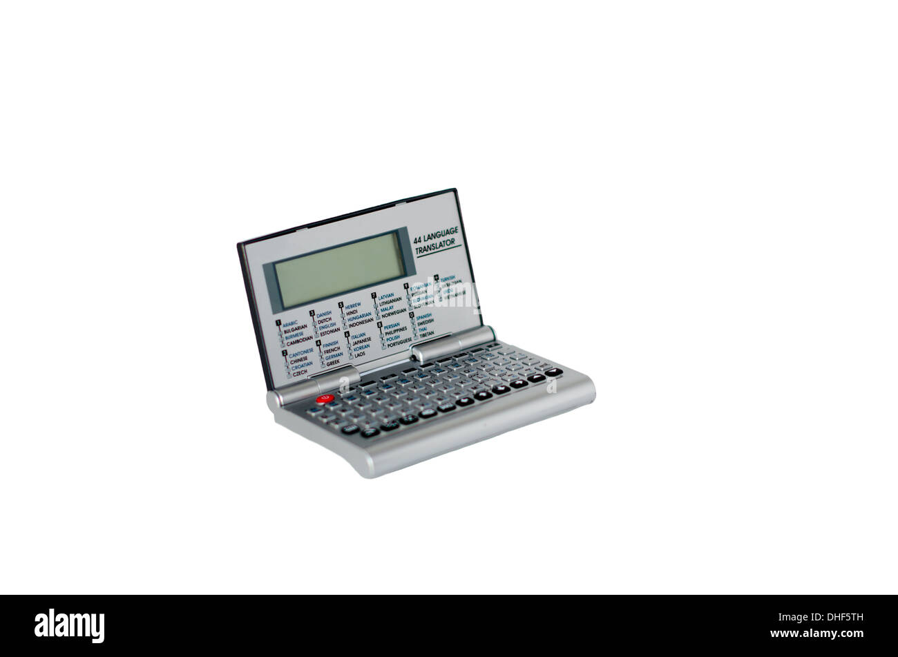 Isolate electronic translator Stock Photo