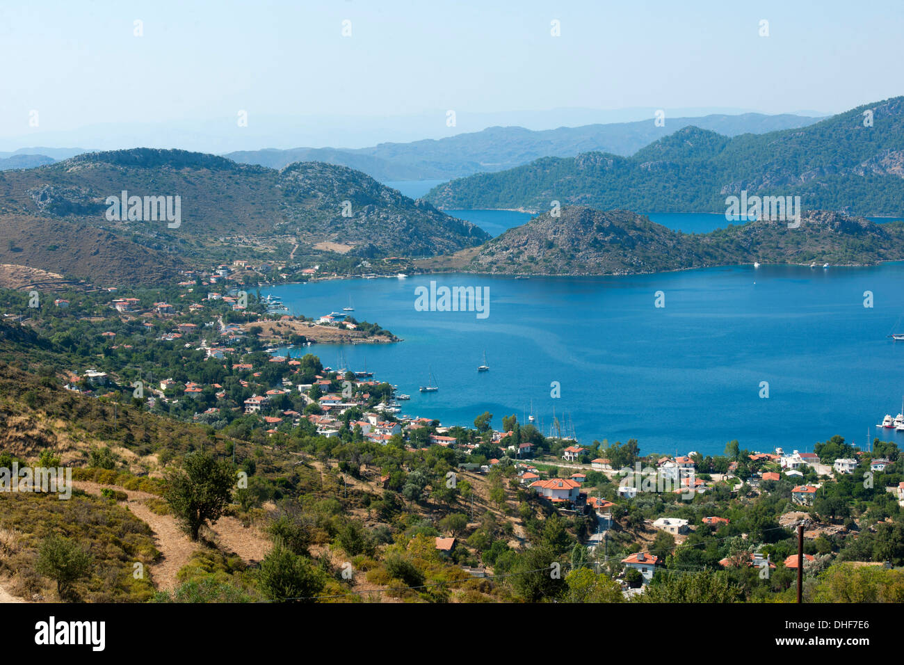 Türkei, Provinz Mugla, Bozburun-Halbinsel, Selimiye, Stock Photo