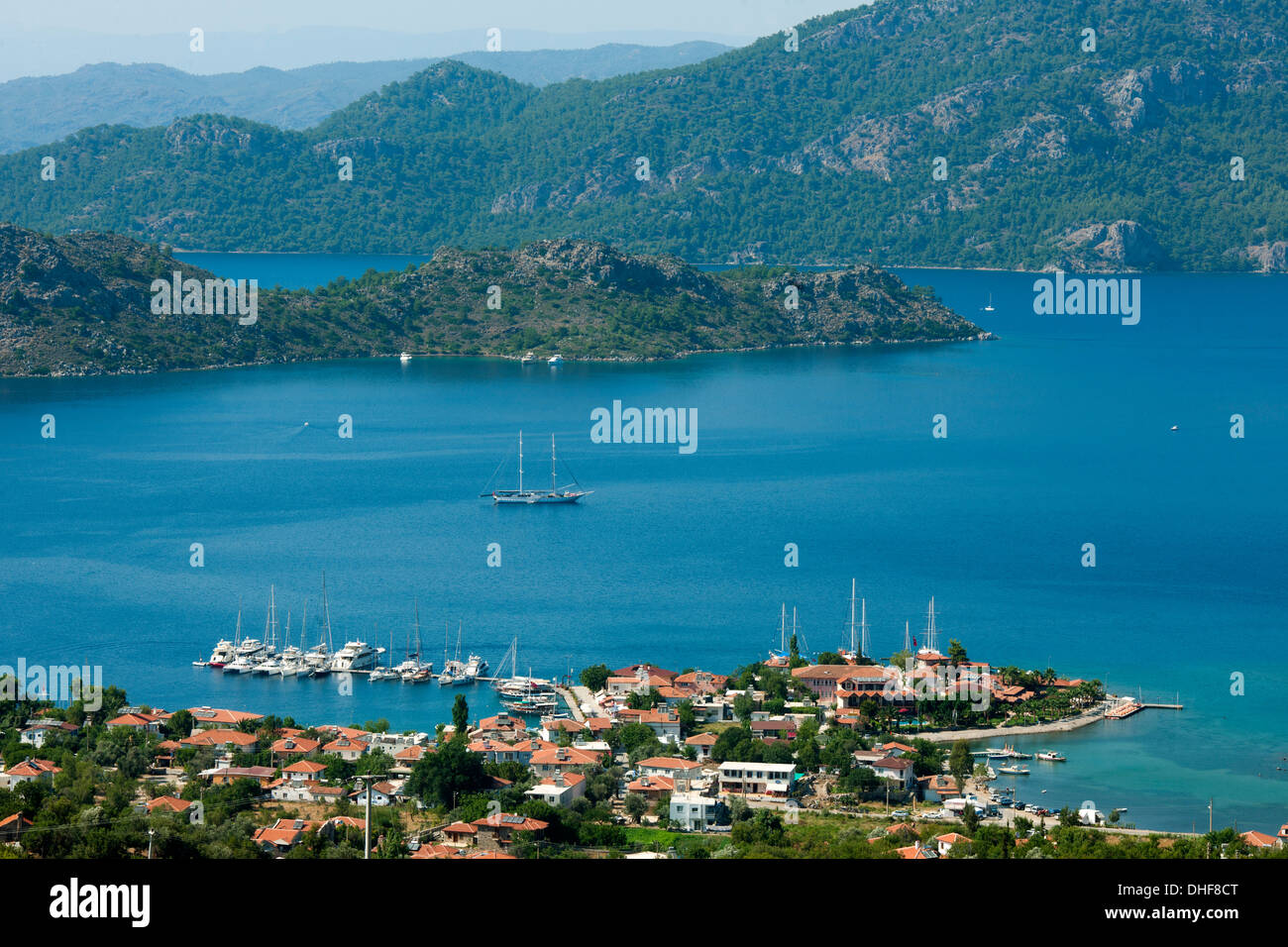 Türkei, Provinz Mugla, Bozburun-Halbinsel, Selimiye, Stock Photo