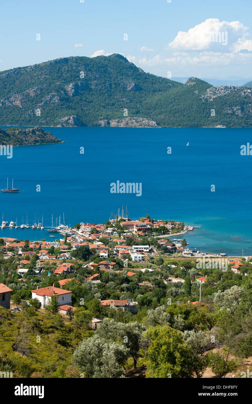 Türkei, Provinz Mugla, Bozburun-Halbinsel, Selimiye, Stock Photo