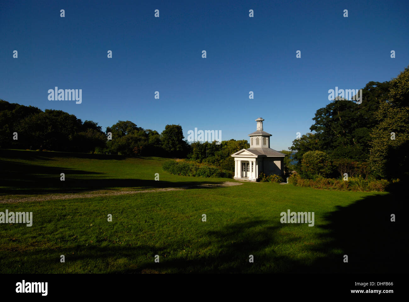The 'folly' on the grounds of Dundurn Castle a Canadian National Historic property in Hamilton Ontario Canada Stock Photo