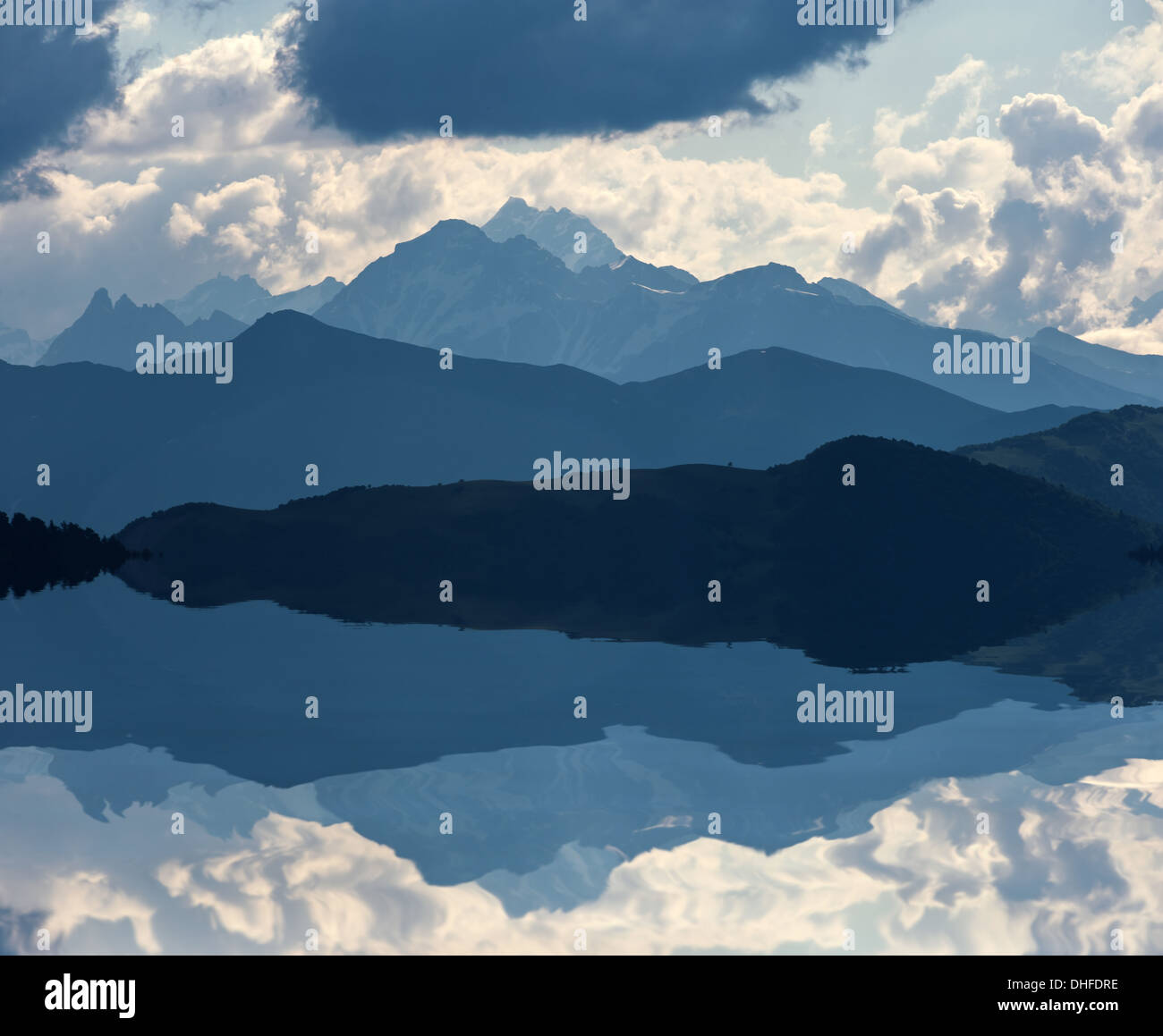 Beautiful high mountain blue hi-res stock photography and images - Alamy
