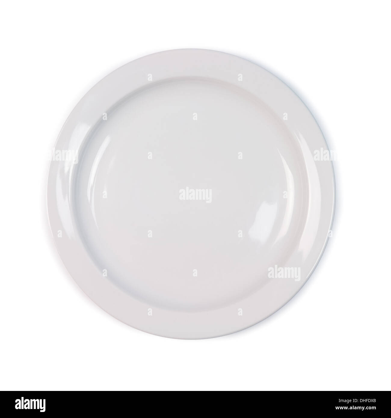 plate isolated on white background Stock Photo - Alamy