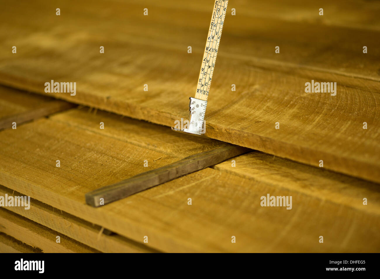 LUMBER GRADING STICK ON BOARDS WINDRIVER WOODWORKS LUMBER YARD