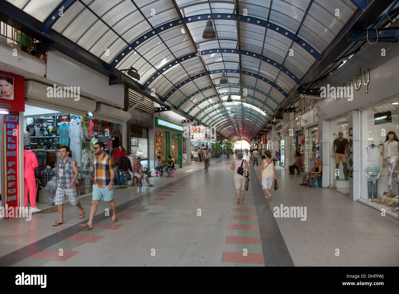 The Grand Bazaar, in Marmaris Town Centre, Mugla Province, Turkey