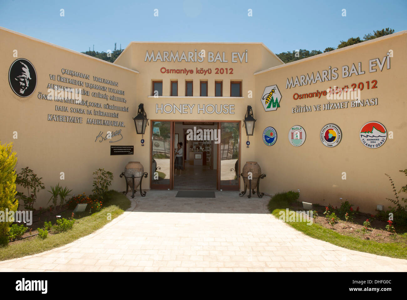 Türkei, Provinz Mugla, Bozburun-Halbinsel, Osmaniye, Imkerei-Museum Stock Photo