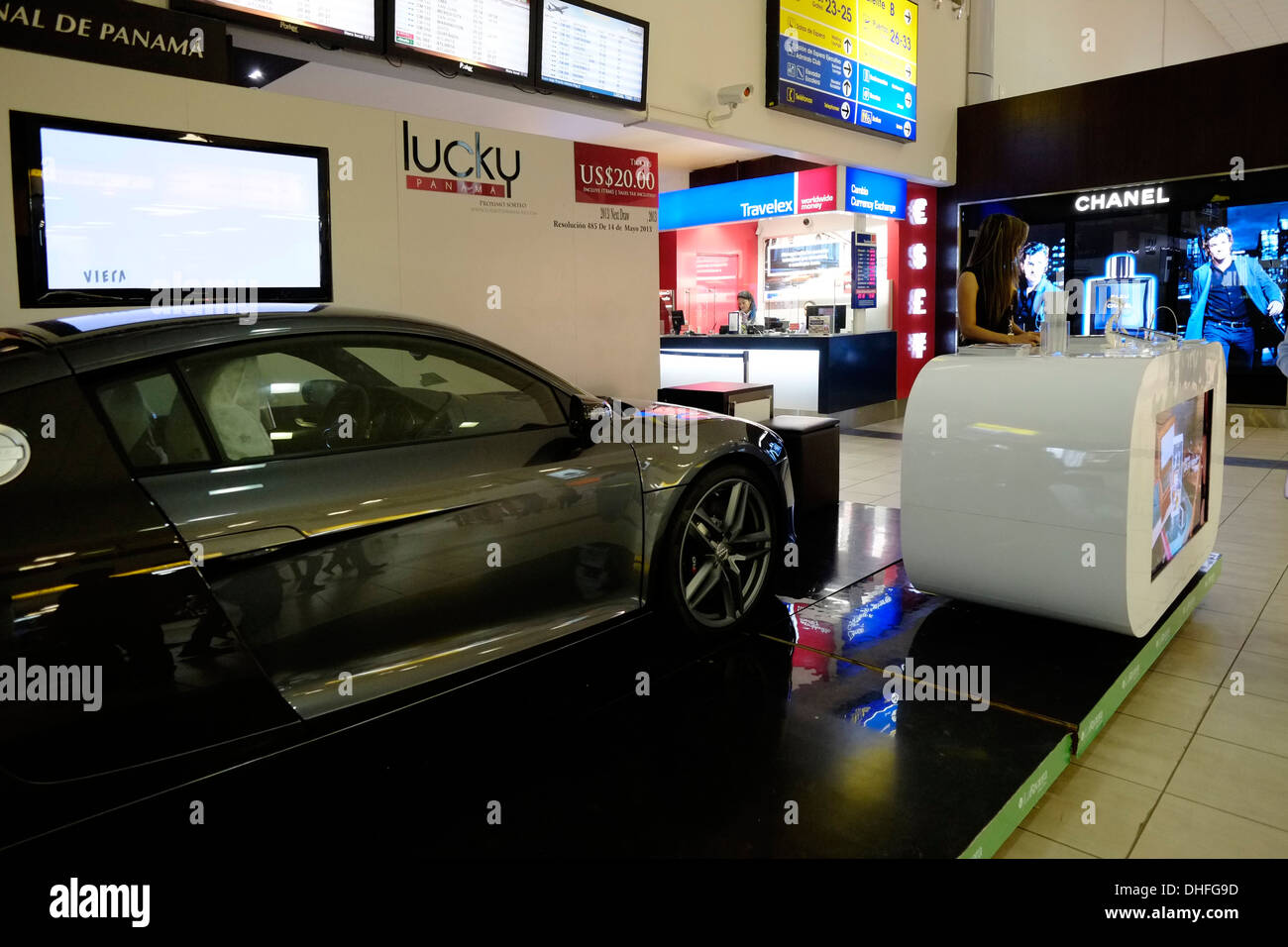 A car being sold in Tocumen International Airport in Panama city Panama