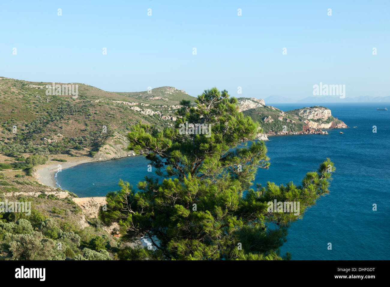 Asien, Türkei, Provinz Mugla, Resadiye-Halbinsel (Datca-Halbinsel), Bucht im Südwesten der Halbinsel bei Knidos Stock Photo