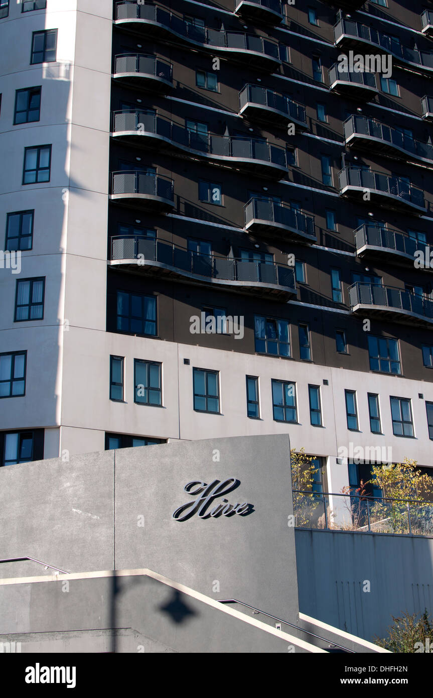 High rise apartments birmingham england hires stock photography and