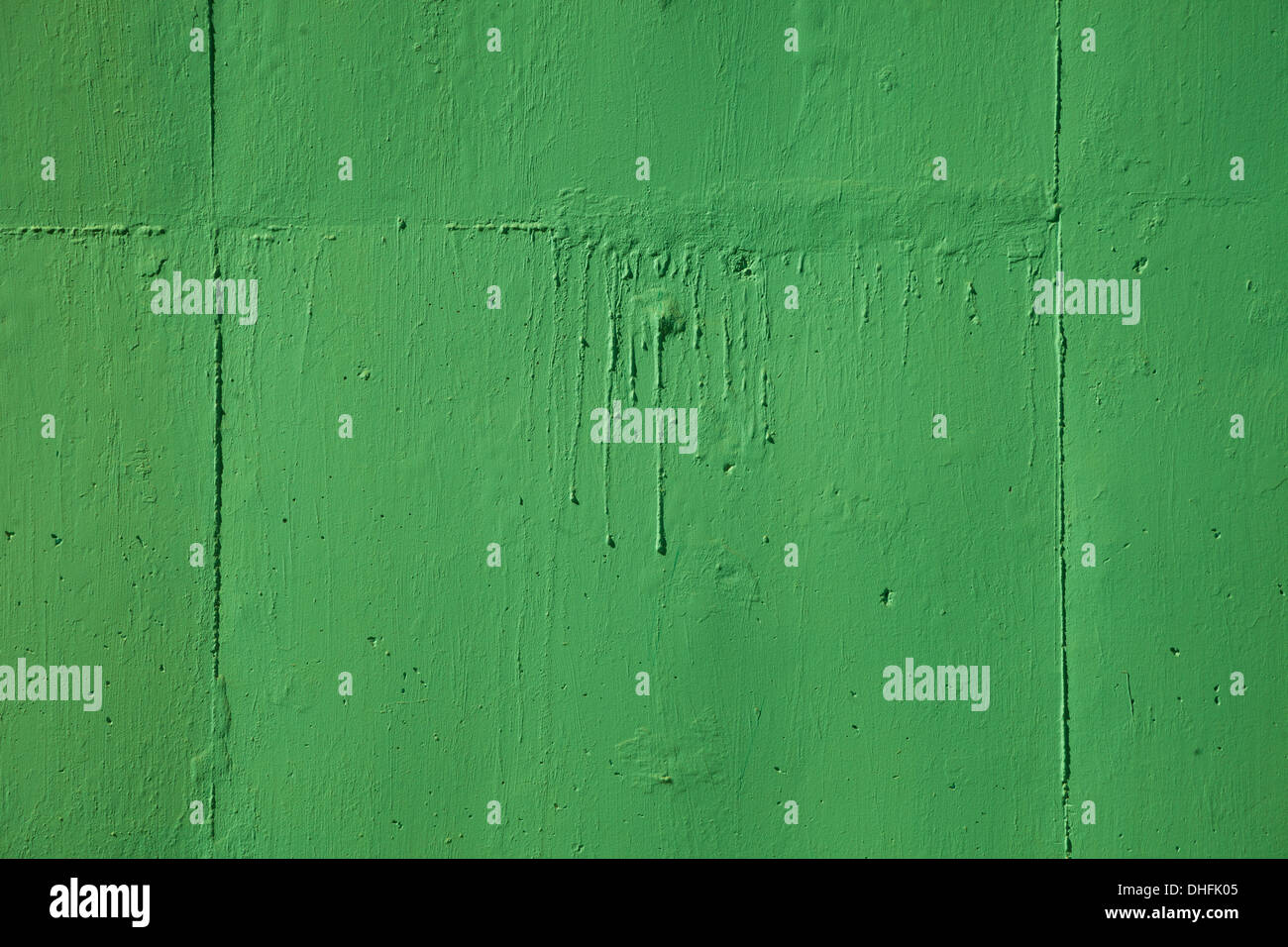 green colored concrete wall painted background Stock Photo