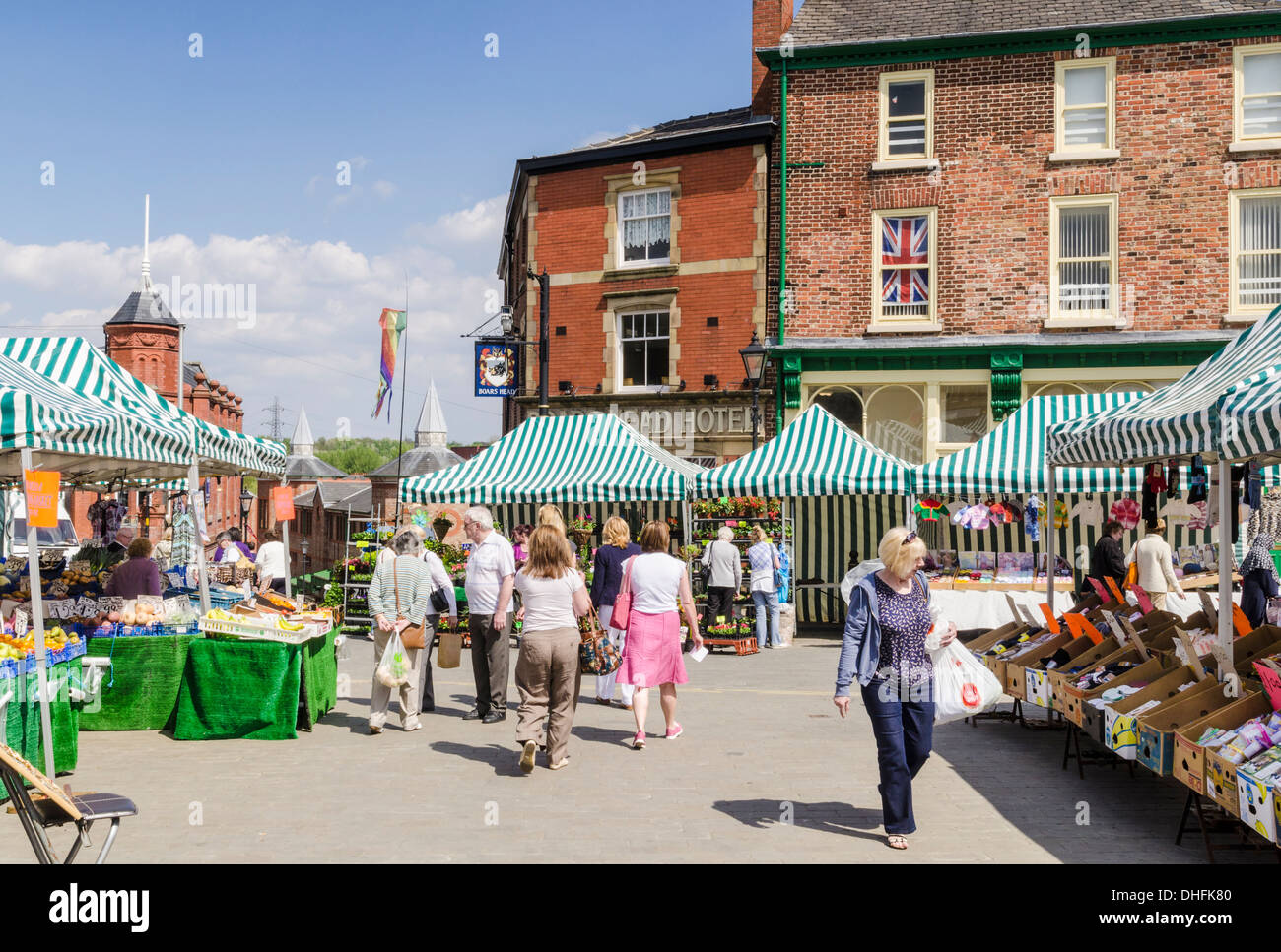 Stockport Market Stockport, Greater Manchester, England Stock Photo