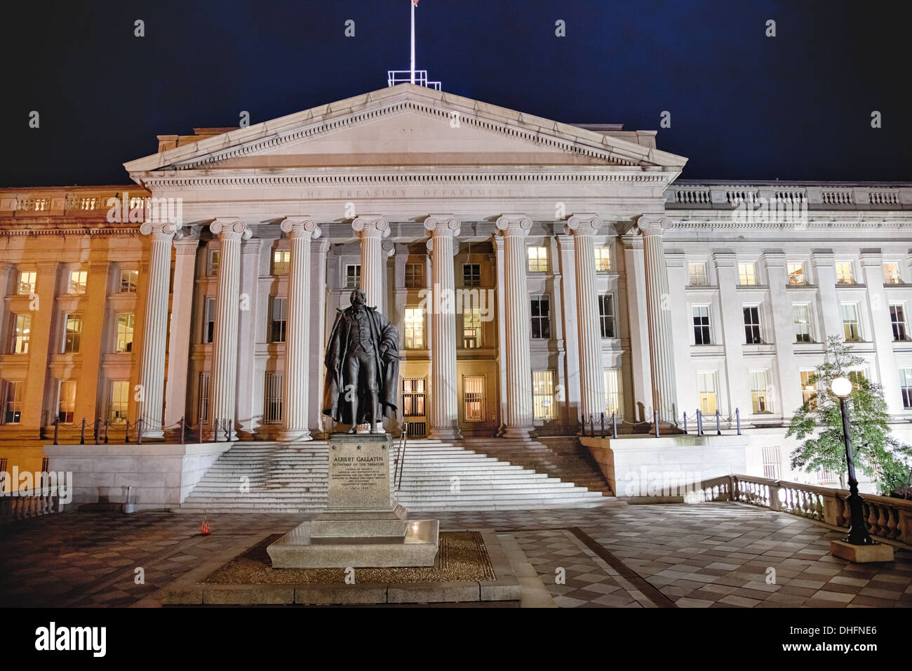 Washington D.C., USA - Department of the Treasury Stock Photo