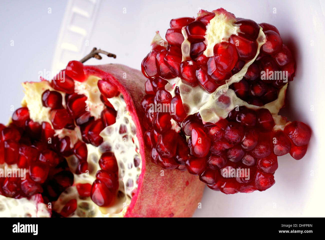 pomegranate on a background in studio Stock Photo