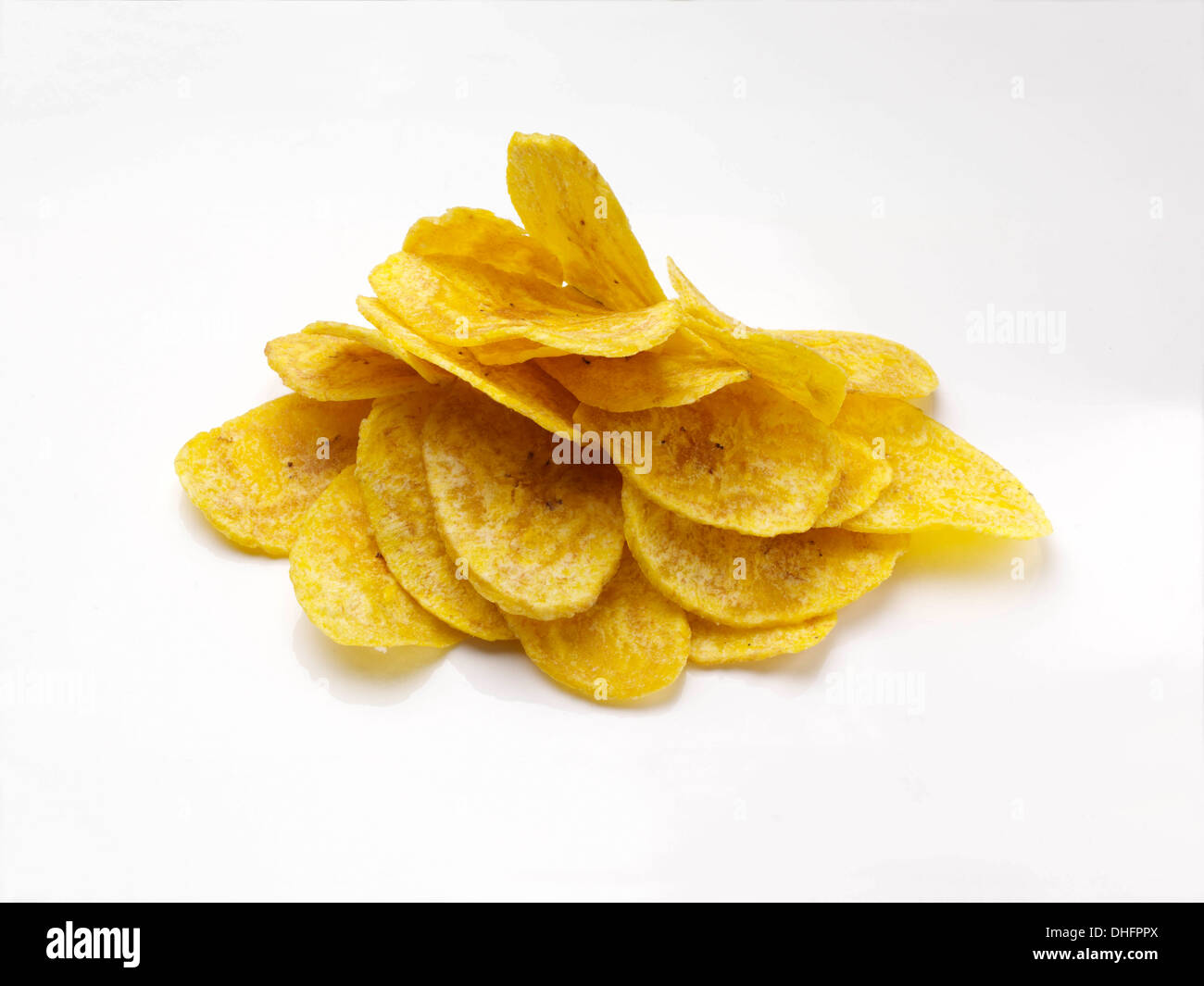 Green Plantain crisps Stock Photo - Alamy