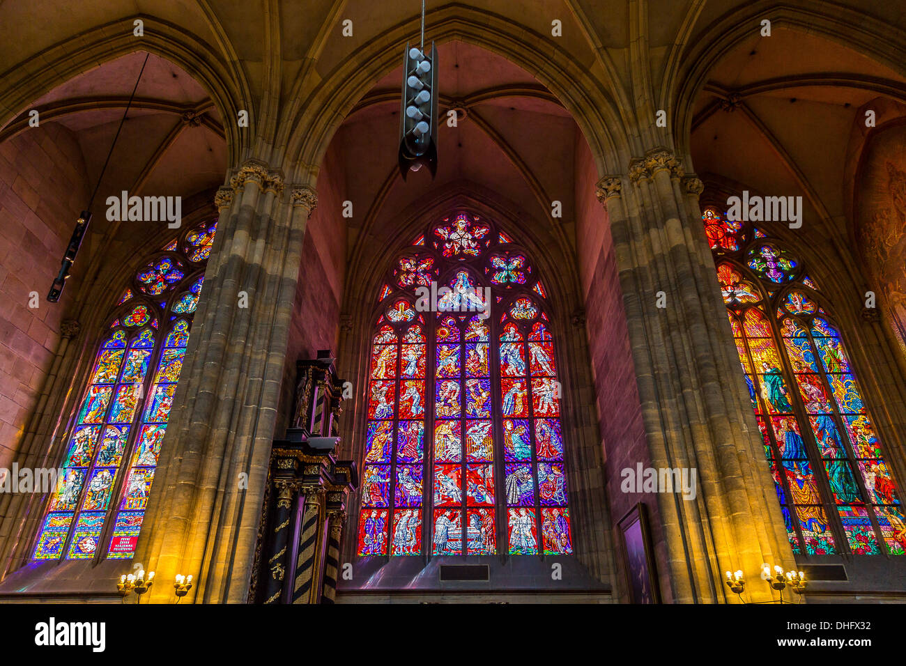 St. Vitus Cathedral interior in Prague, Czech Republic Stock Photo - Alamy