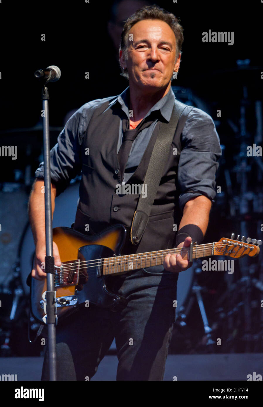 BRUCE SPRINGSTEEN & THE E STREET BAND live on stage in Milan Italy Stock Photo
