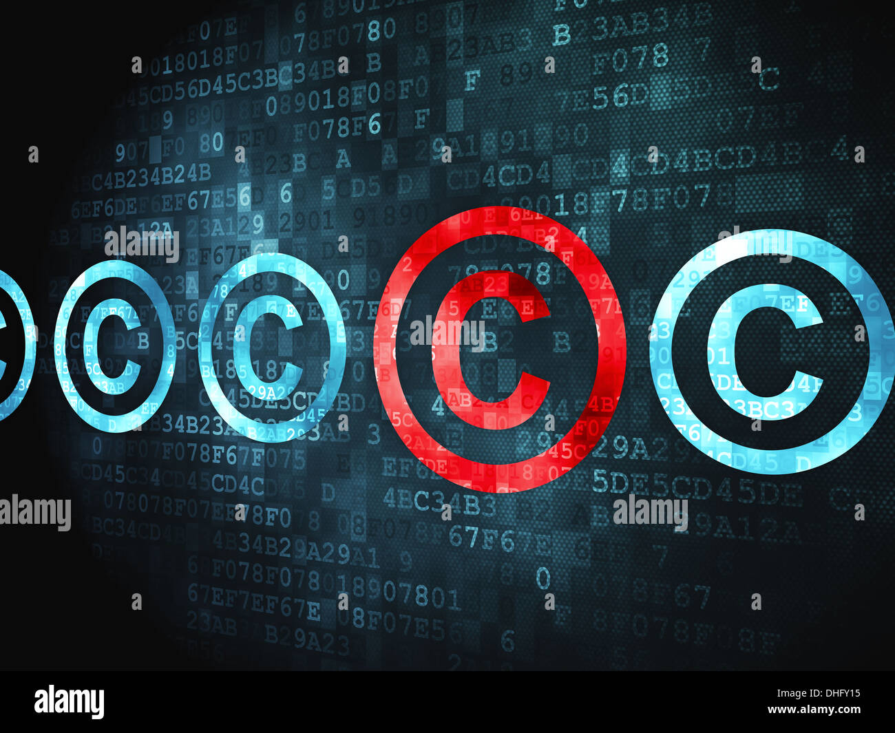 Law concept: Copyright on digital background Stock Photo - Alamy