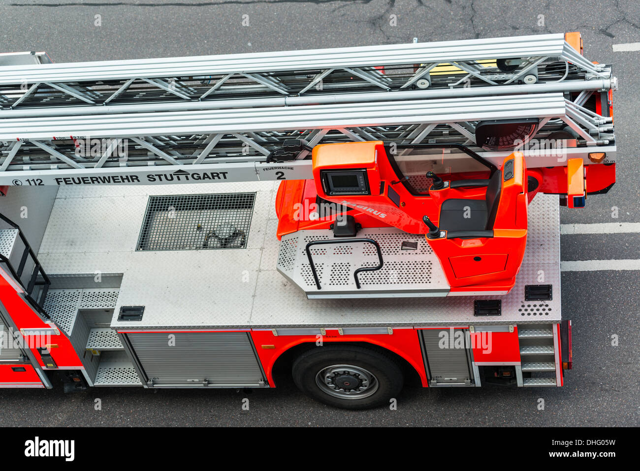 The Stuttgart fire brigade is fighting a smaller fire that started ...