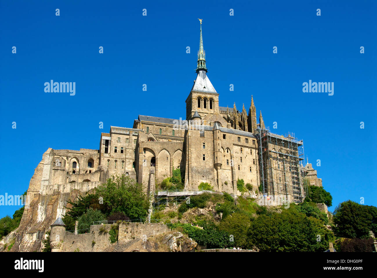 Mont Saint Michel monastery Stock Photo