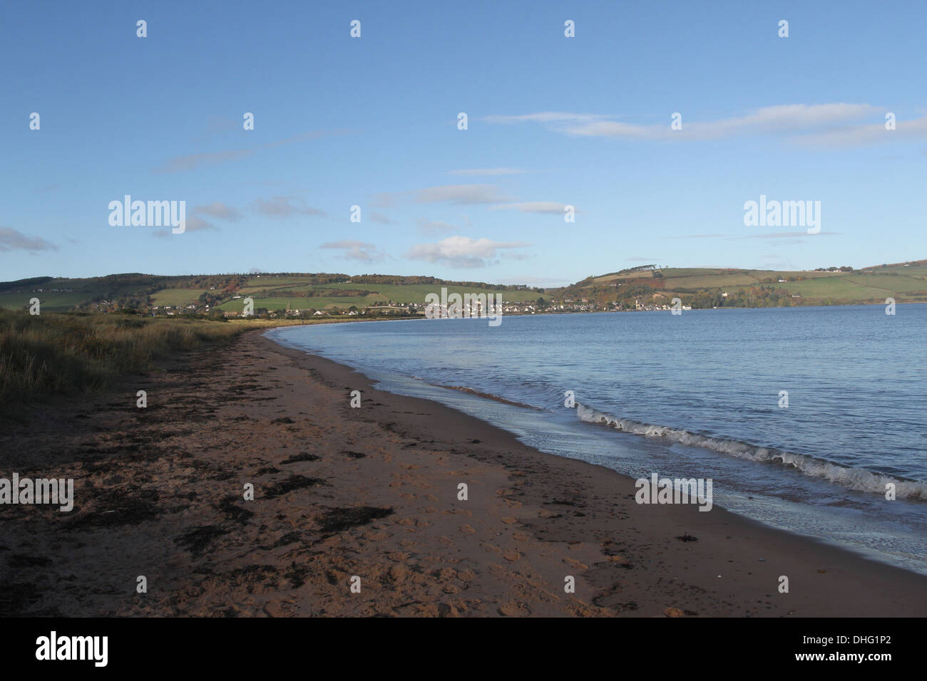 beach Rosemarkie Scotland November 2013 Stock Photo