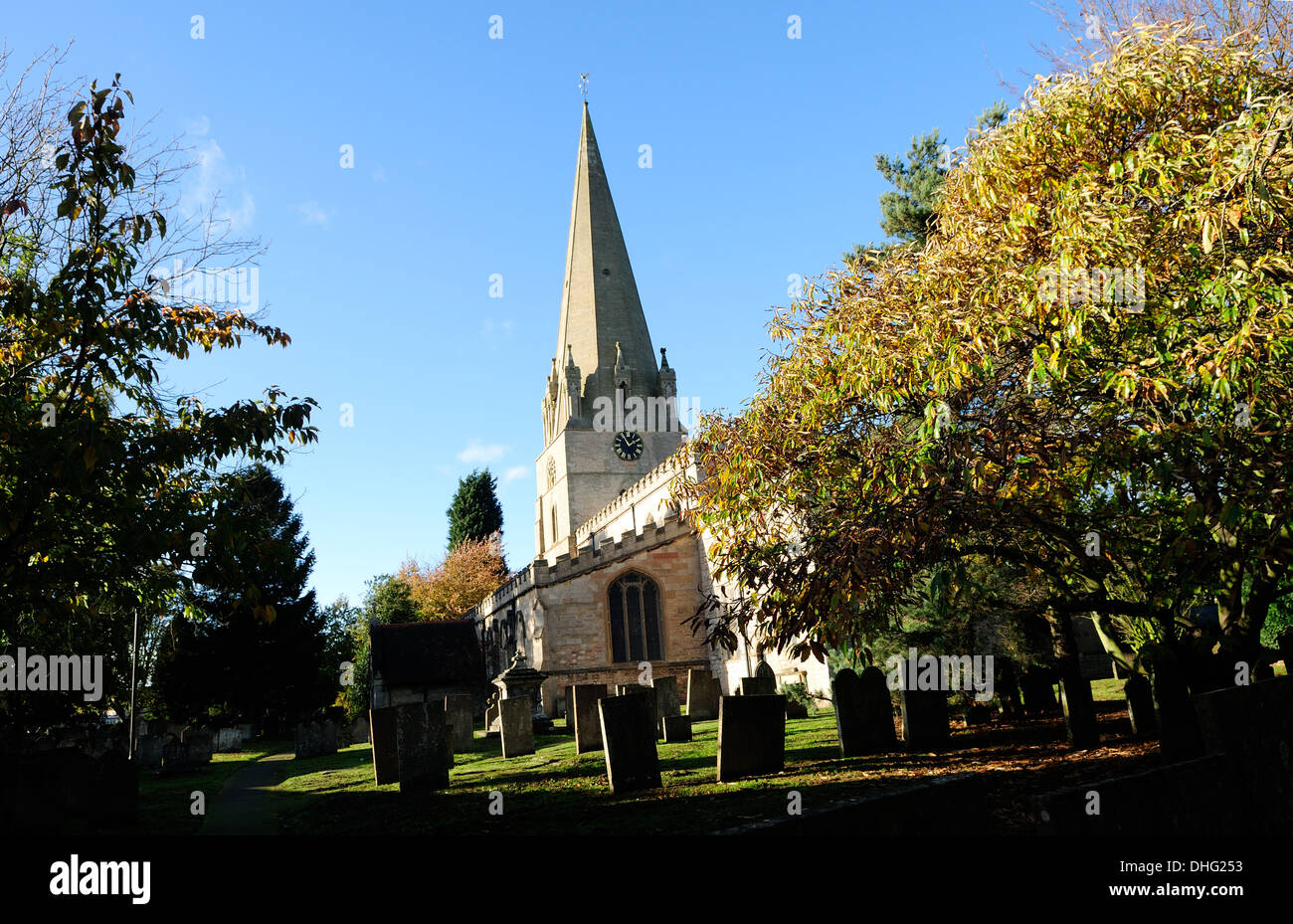 Edwinstowe Village Church ,Sherwood Forest,Nottinghamshire,England,UK