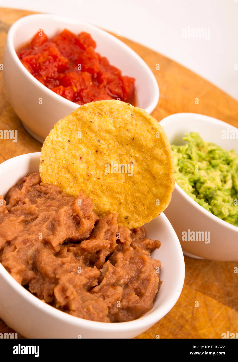 Tortilla refried beans hires stock photography and images Alamy