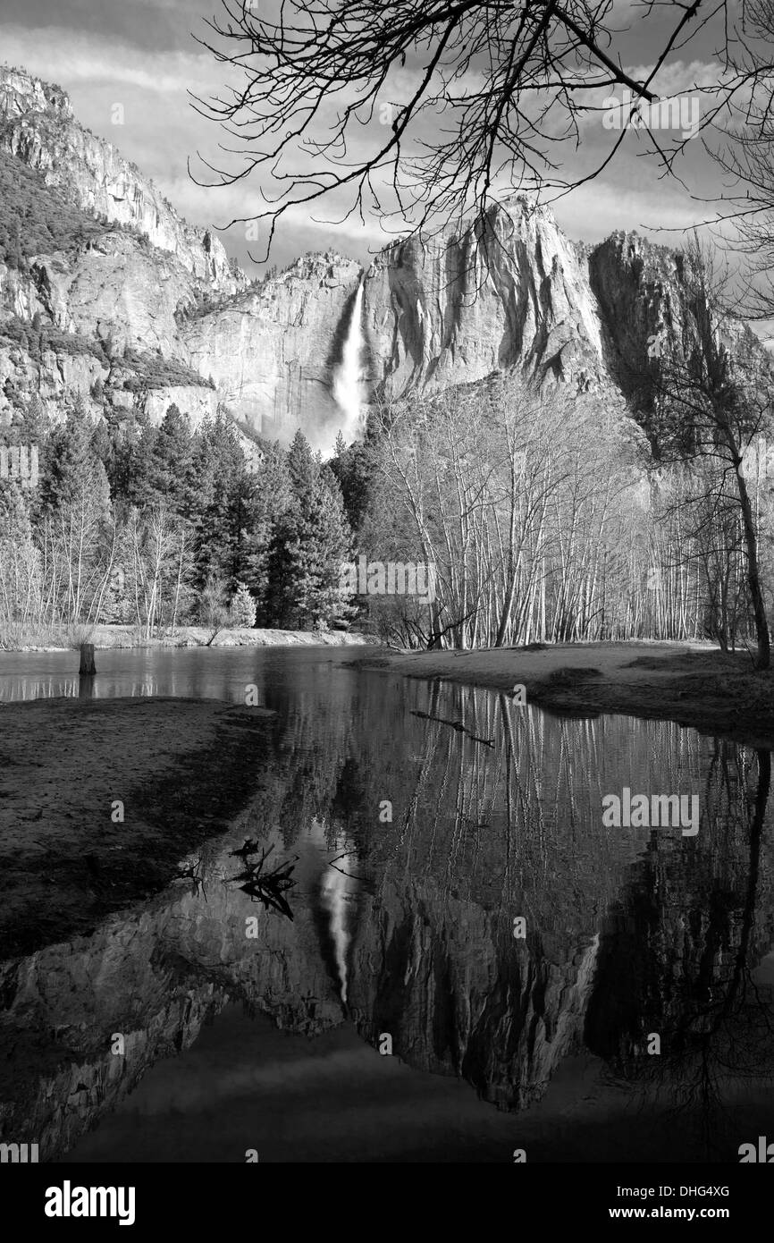 Yosemite Falls, Yosemite National Park, California, U.S.A. Stock Photo