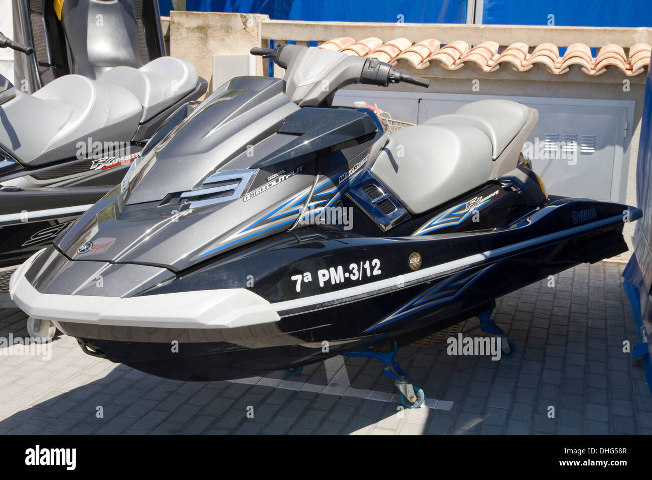 jetski jetski showed at Nautical exposition Palma de Mallorca Spain 3013 Stock Photo Alamy