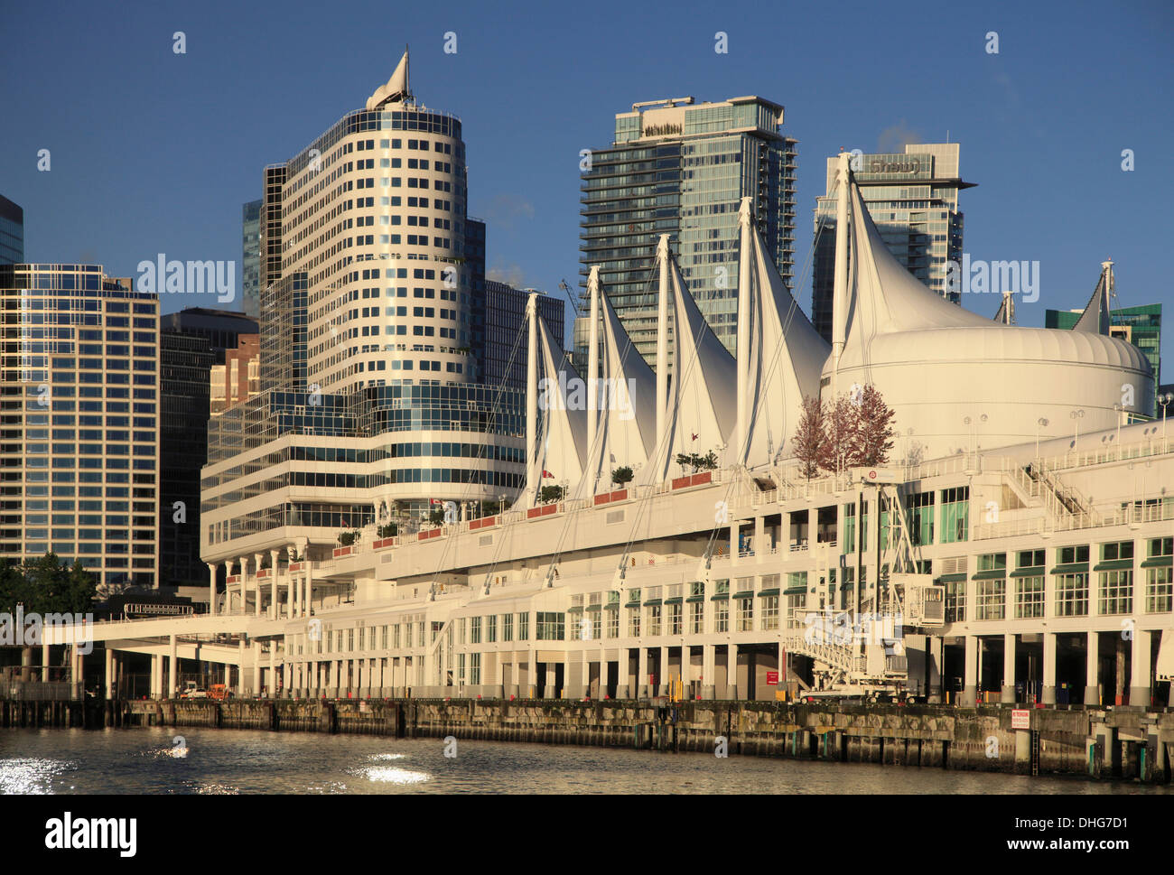 Canada, Vancouver, skyline, Canada Place, Stock Photo