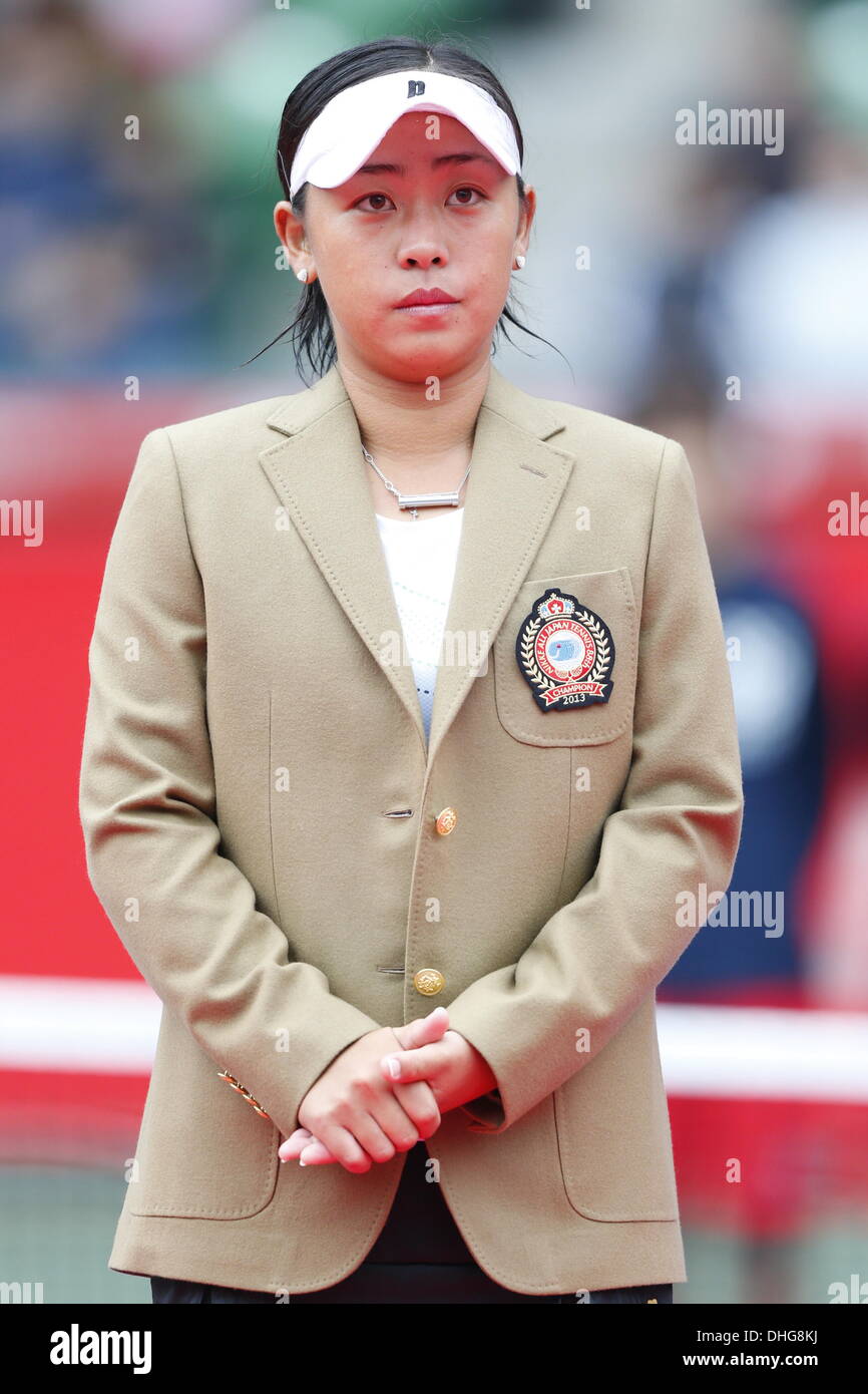 Tokyo, Japan. 9th Nov, 2013. Eri Hozumi Tennis : NIKKE All Japan Tennis Championships 88th Women's Single final match at Ariake Colosseum in Tokyo, Japan . © AFLO SPORT/Alamy Live News Stock Photo