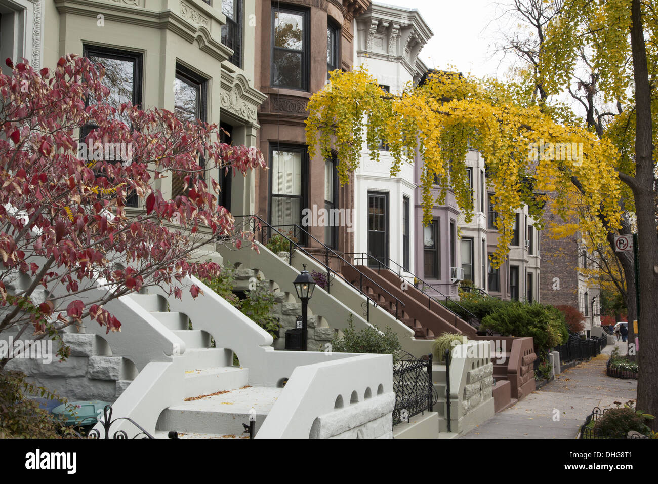Brooklyn park slope neighborhood hires stock photography and images