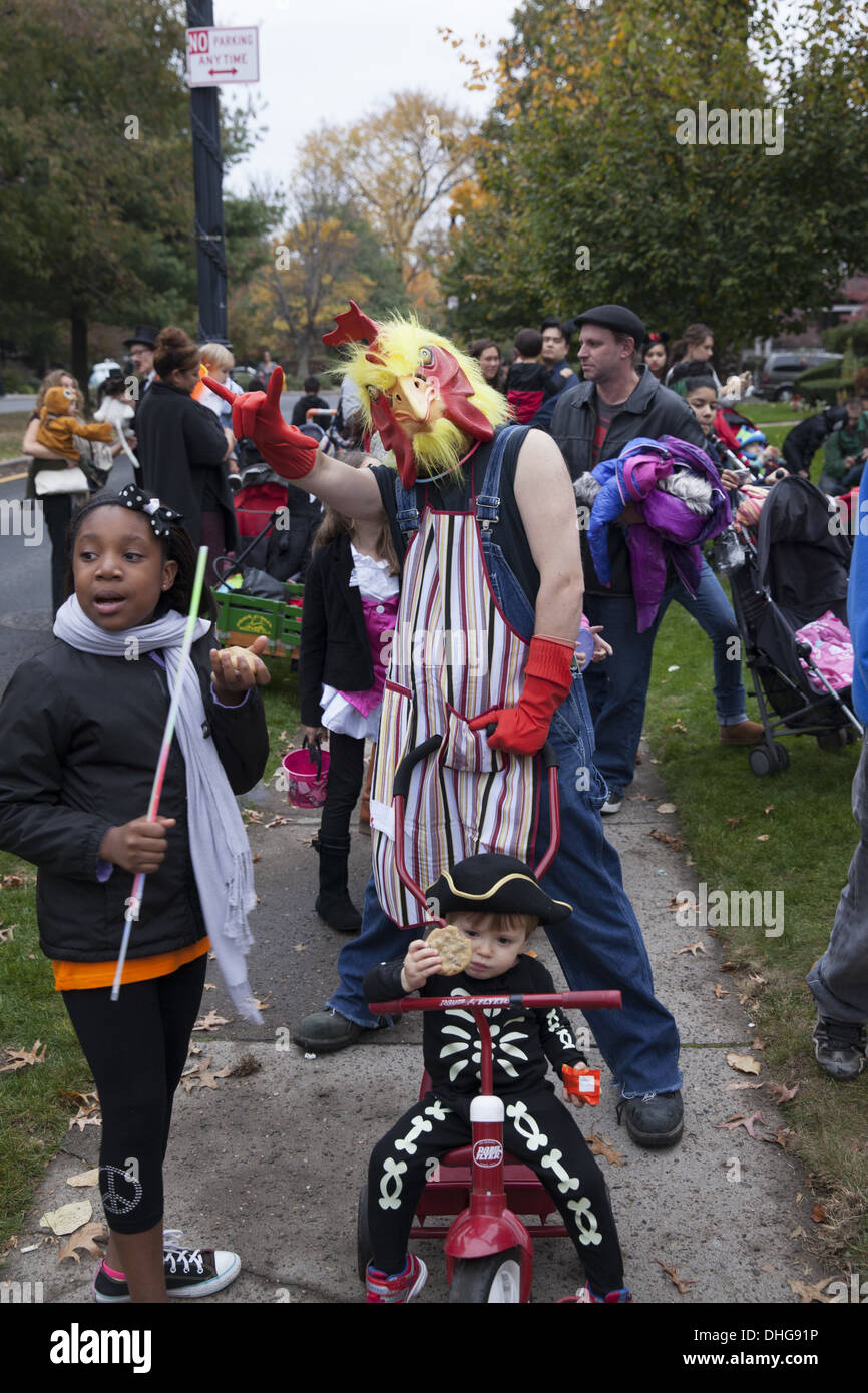 Neighborhood Halloween celebration & parade in Ditmas Park, Brooklyn